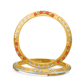 22K Gold Poplai Bangles